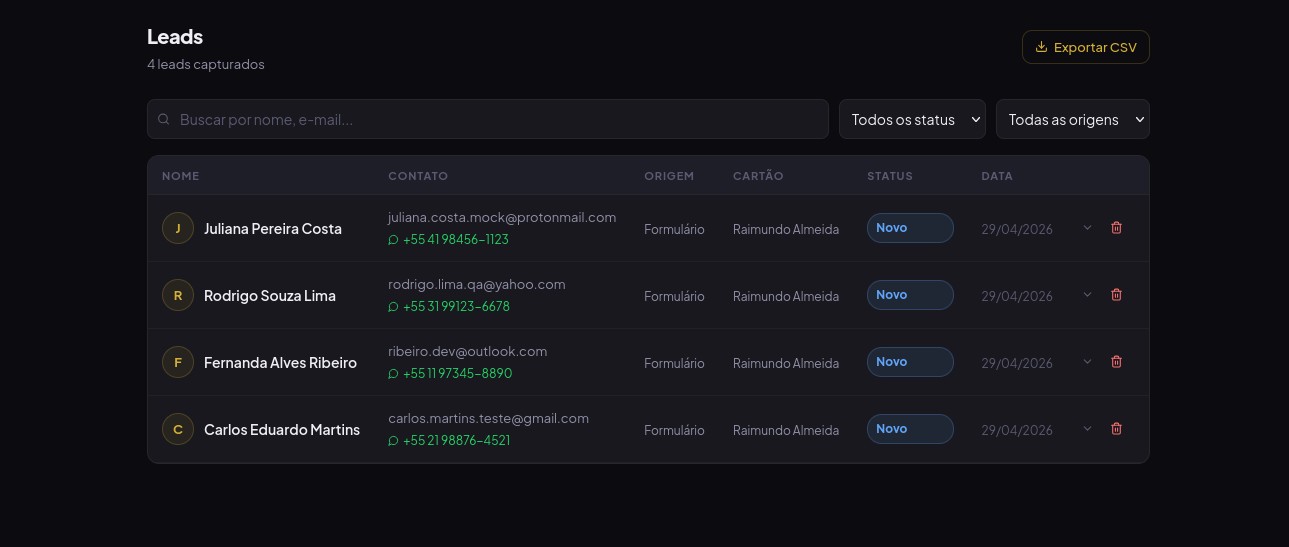 Lista de leads